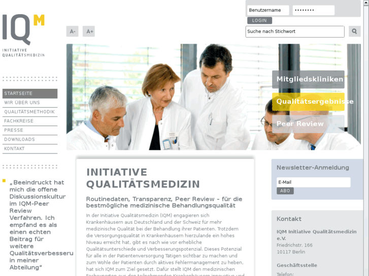 www.initiative-qualitaetsmedizin.com