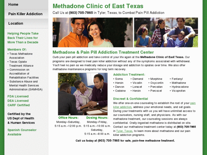 www.methadoneclinicofeasttx.com