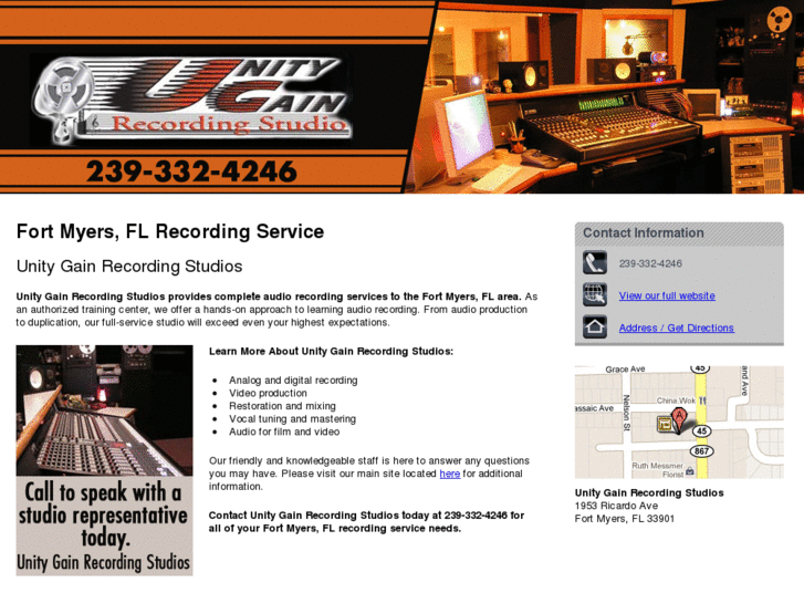 www.recordingstudioftmyers.com