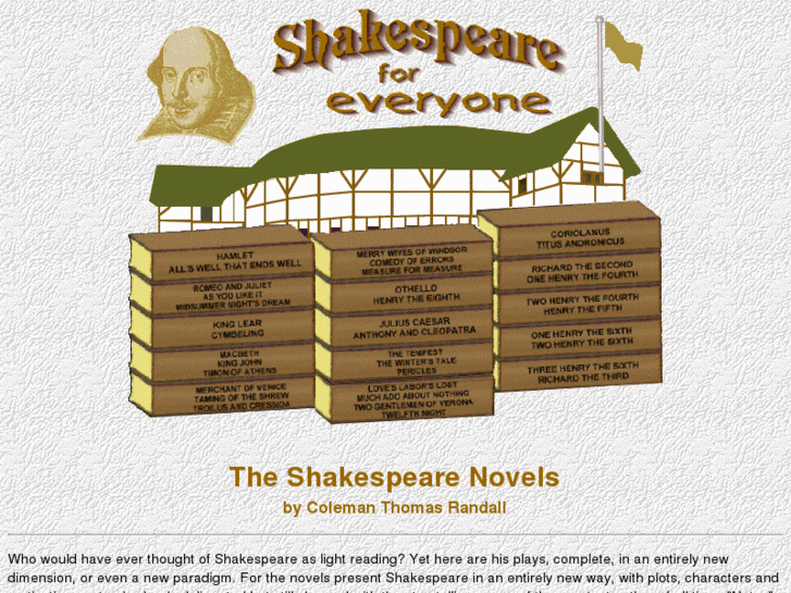 www.shakespearenovels.com