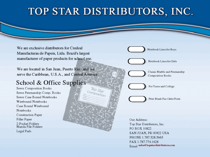 www.topstardistributors.com