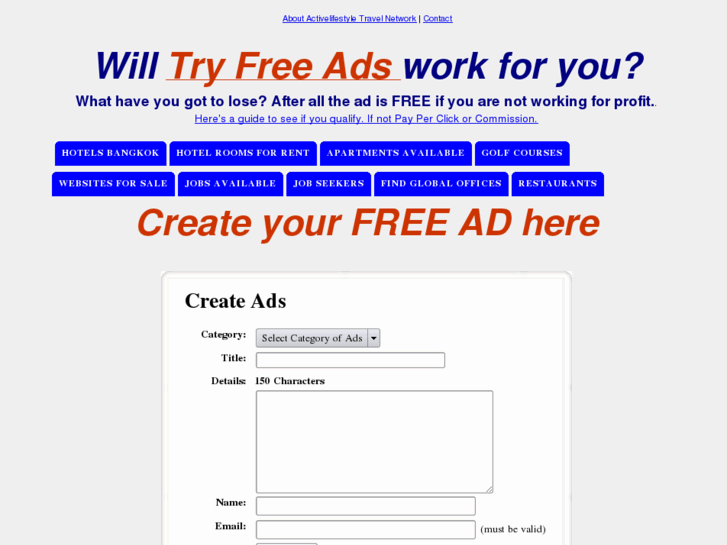 www.tryfreeads.com