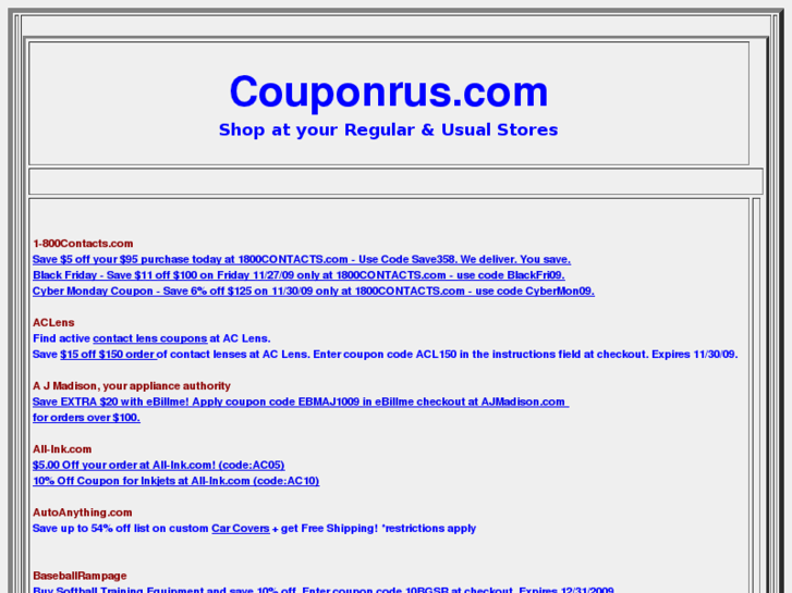 www.couponrus.com