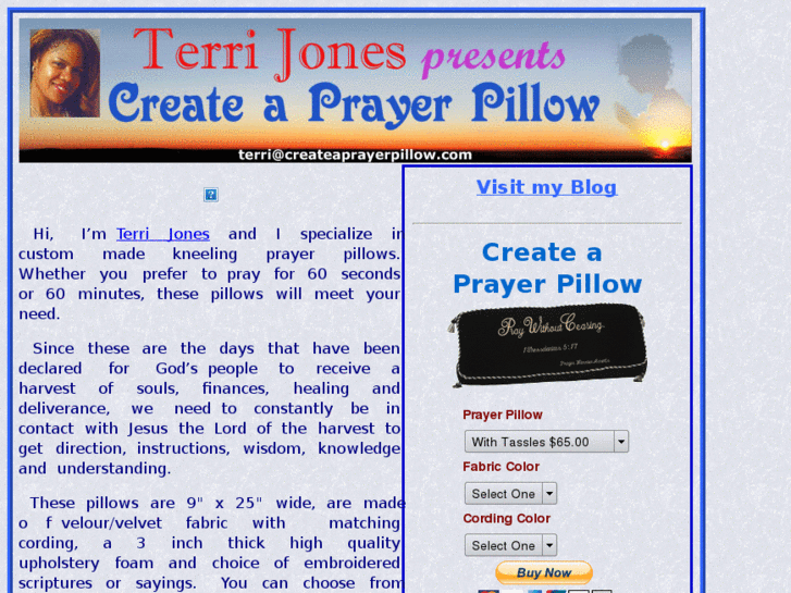 www.createaprayerpillow.com