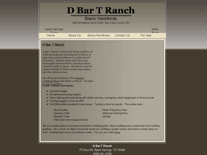 www.dbartranch.com