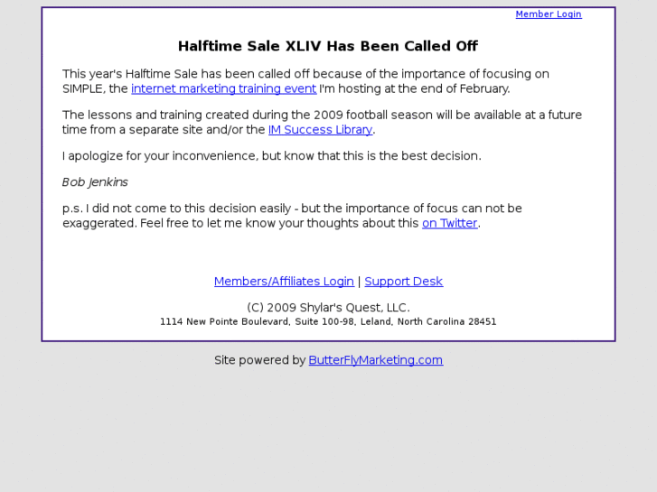 www.halftimesale.com