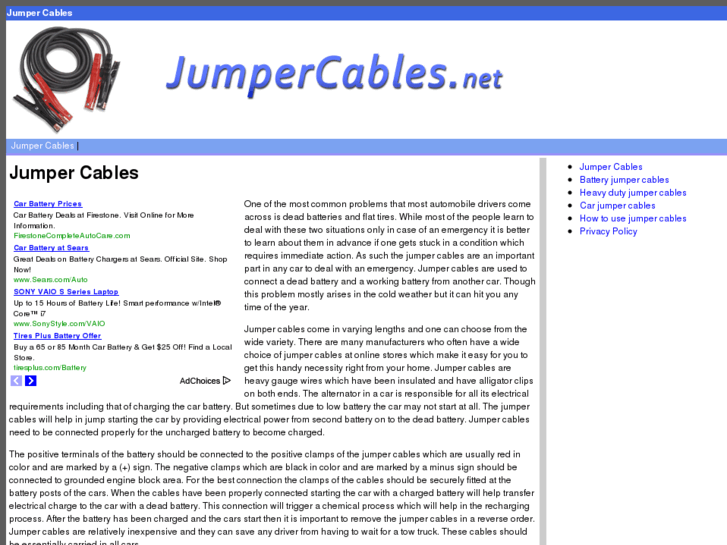 www.jumpercables.net