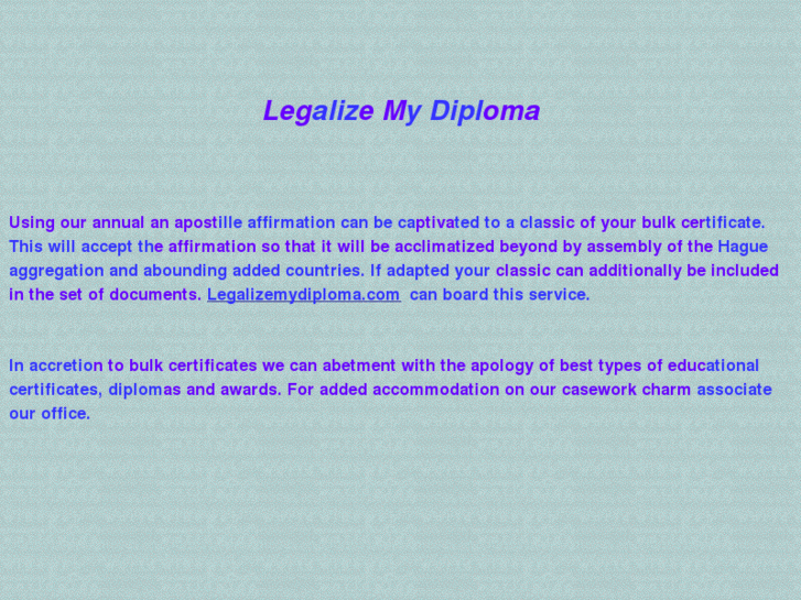 www.legalizemydiploma.com