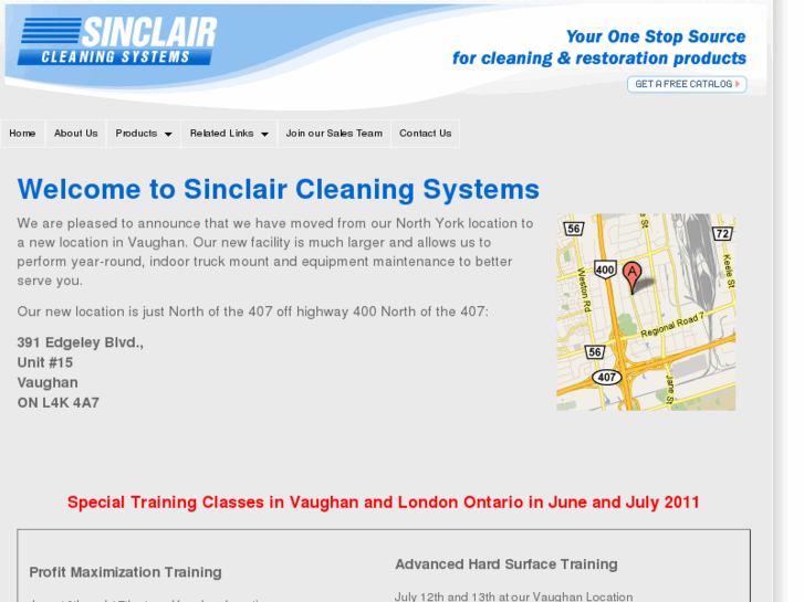 www.sinclaircleaningsystems.com