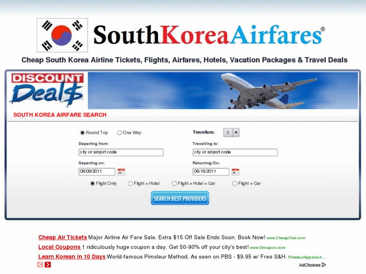 www.southkoreaairfares.com