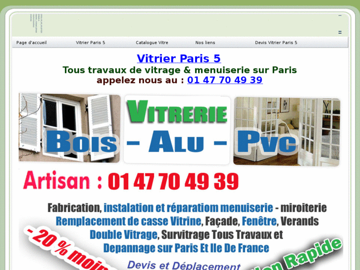 www.vitrierparis5.fr