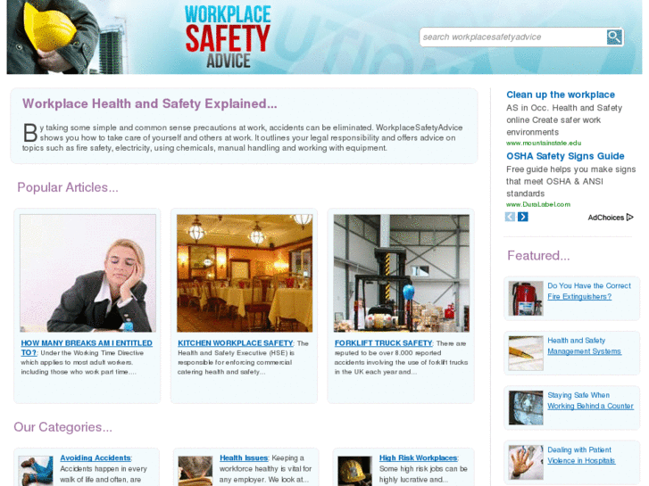 www.workplacesafetyadvice.co.uk