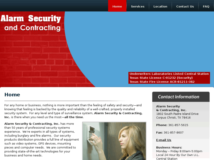 www.alarmsecuritycorpuschristitx.com