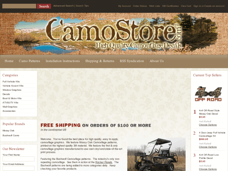 www.camostore.com