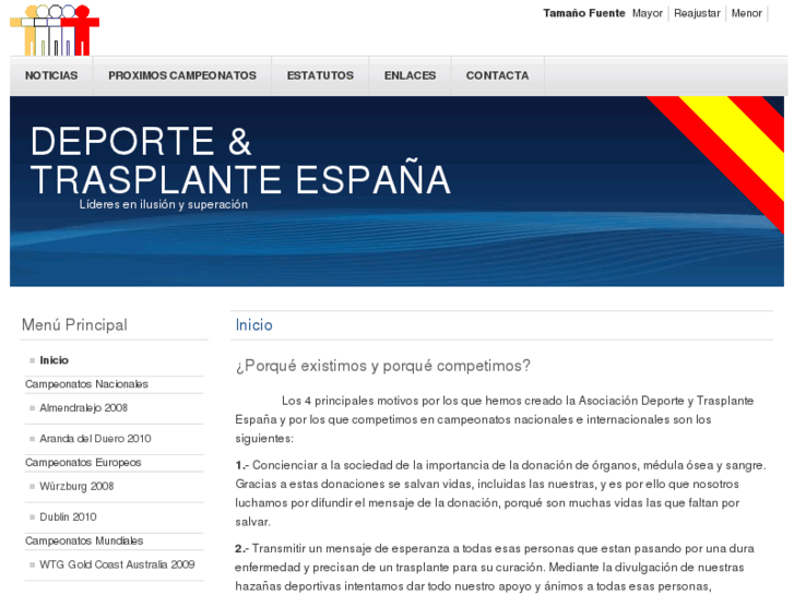 www.deporteytrasplanteespana.com