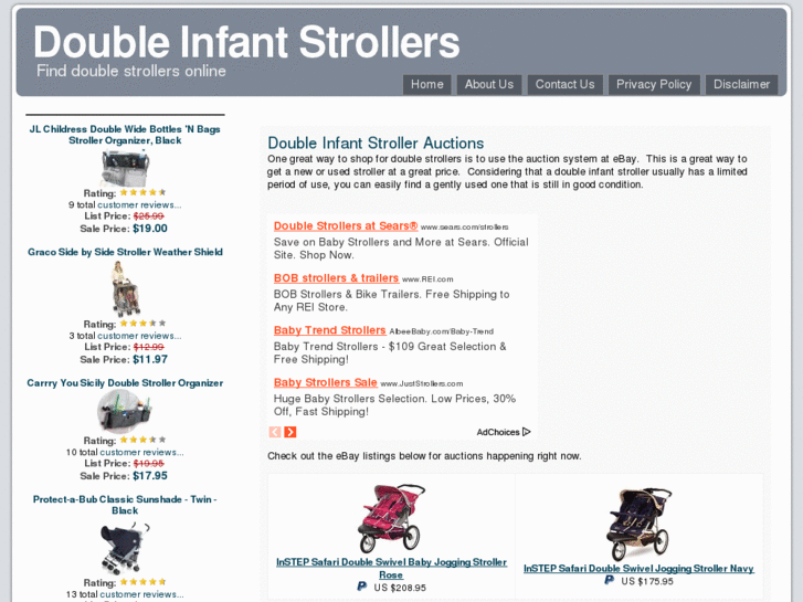 www.doubleinfantstrollers.com