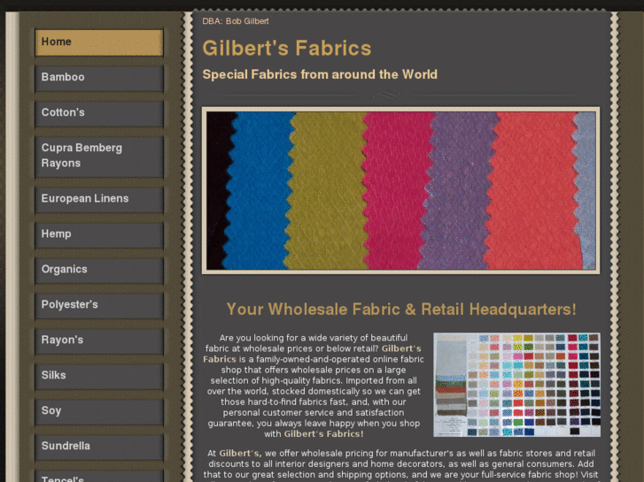 www.gilbertsfabrics.com