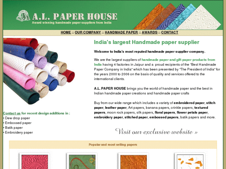 www.handmadepapersuppliers.com