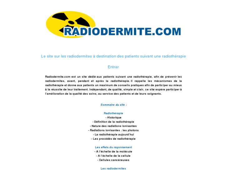 www.radiodermite.com