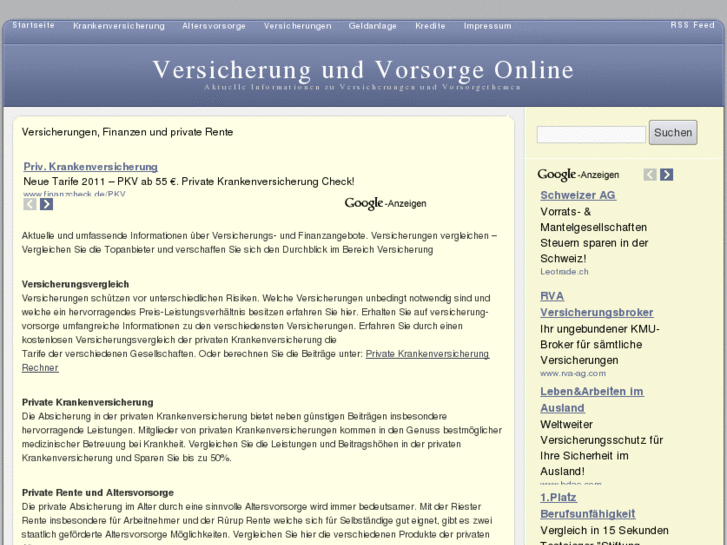 www.versicherung-vorsorge.com