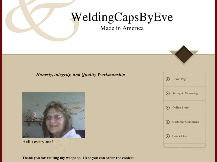 www.weldingcapsbyeve.com