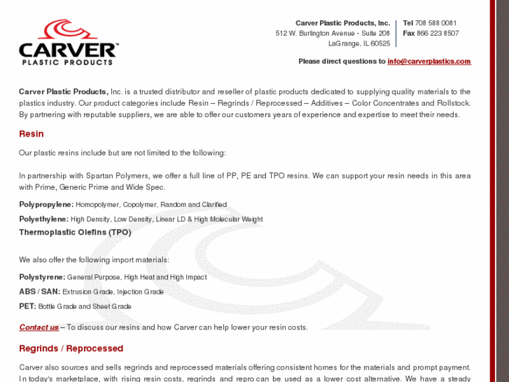 www.carverplastics.com