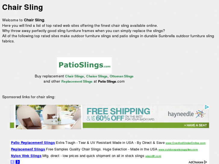 www.chairsling.com