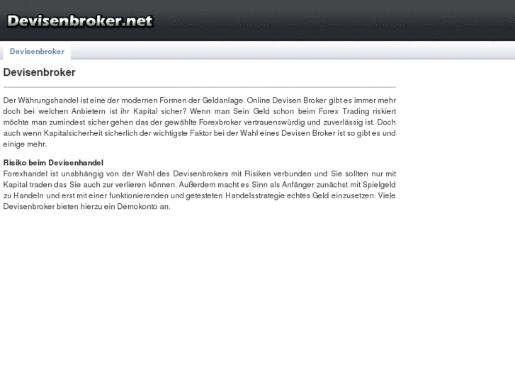 www.devisenbroker.net