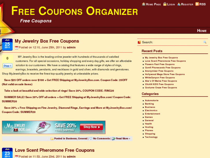 www.freecouponsorganizer.com