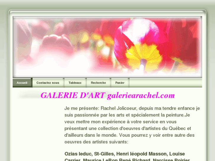 www.galeriearachel.com