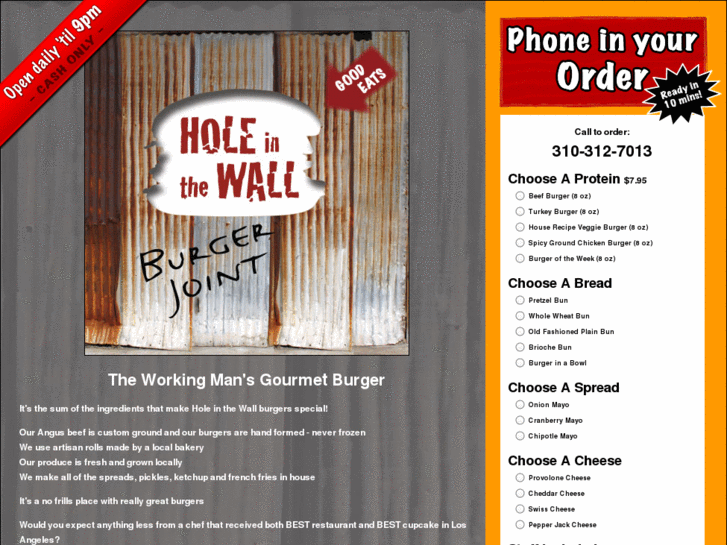 www.holeinthewallburgerjoint.com