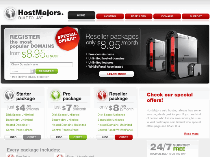 www.hostmajors.com