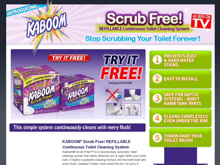 www.kaboomscrubfree.com