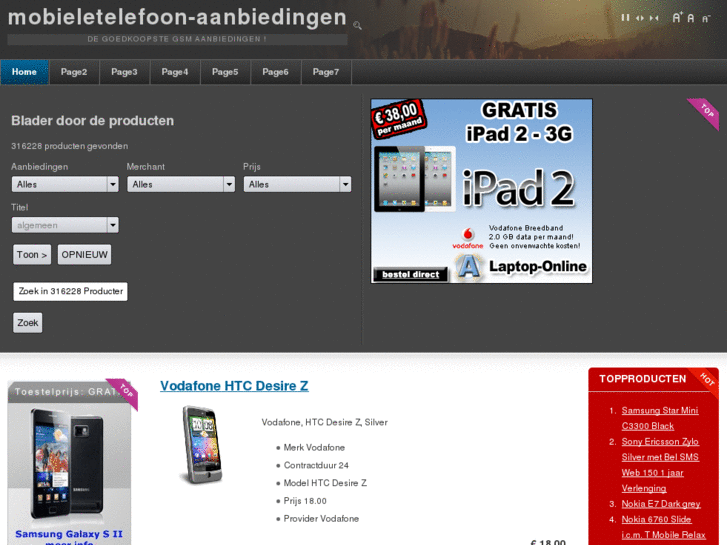 www.mobieletelefoon-aanbiedingen.nl