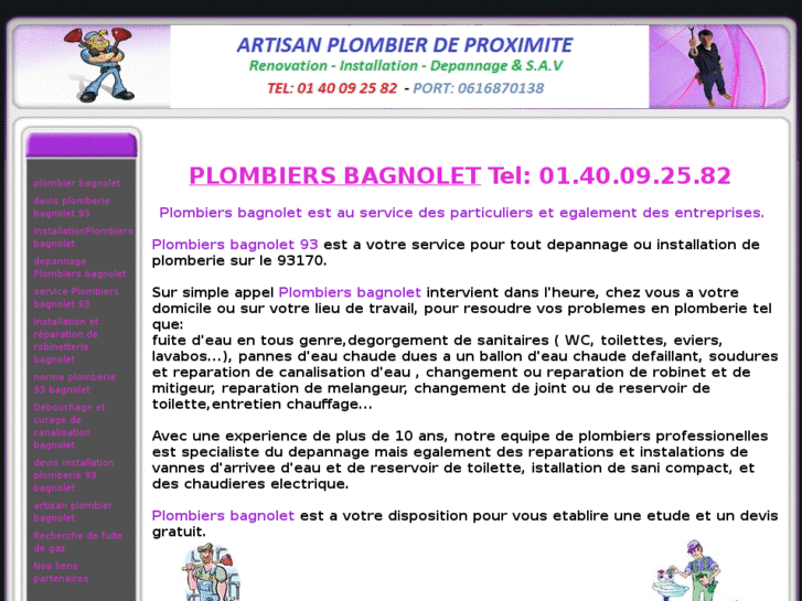 www.plombiersbagnolet.net