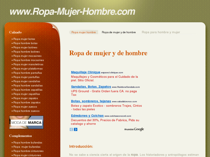 www.ropa-mujer-hombre.com
