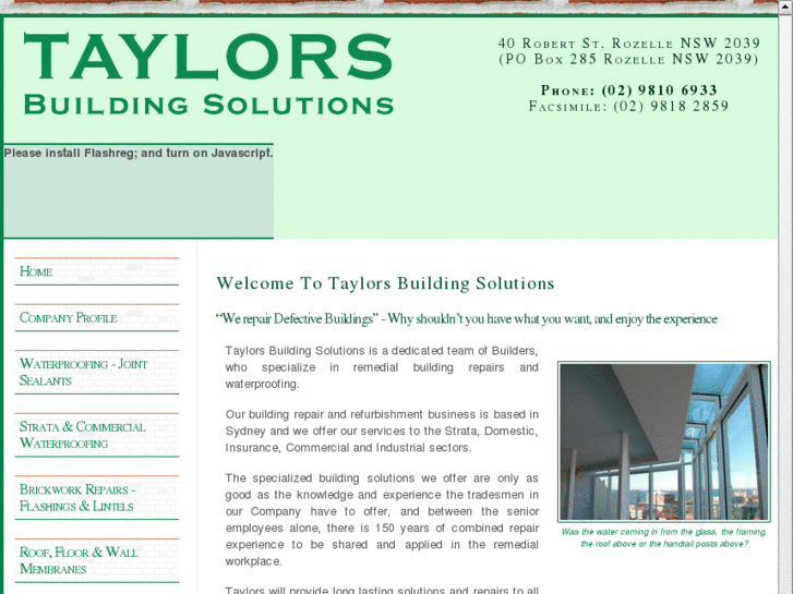 www.taylorsbuildingsolutions.com