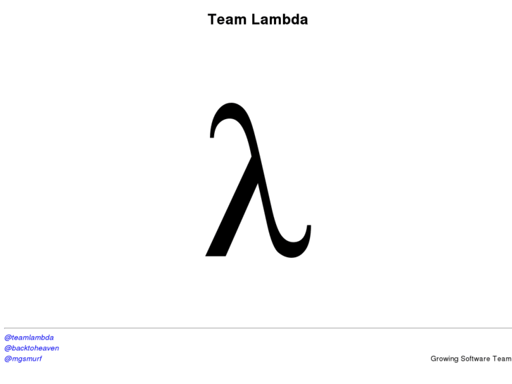 www.teamlambda.net