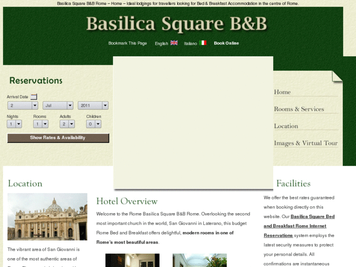 www.basilicabandbrome.com