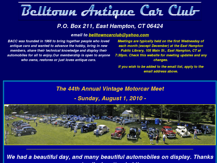 www.belltownantiquecarclub.com