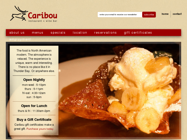 www.caribourestaurant.com