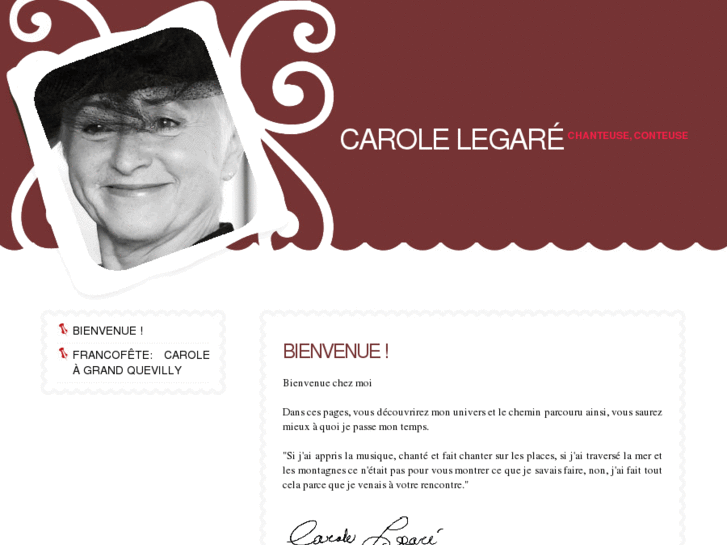 www.carolelegare.com