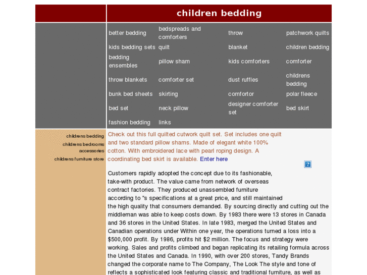 www.children-bedding.com