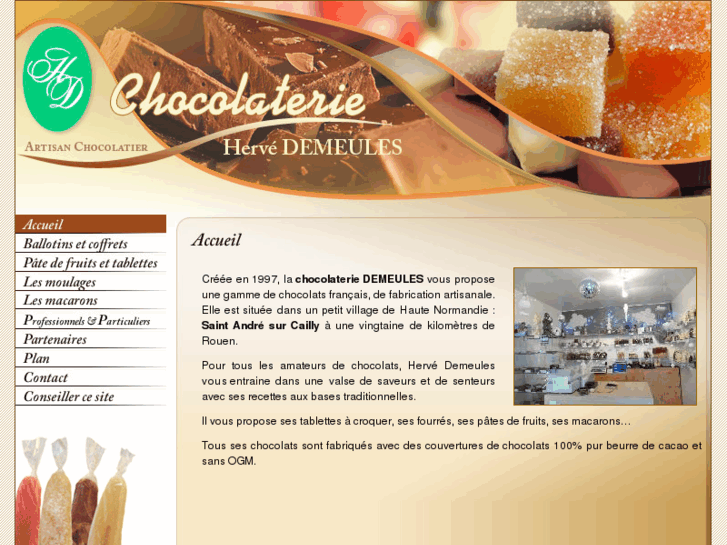 www.chocolaterie-demeules.com