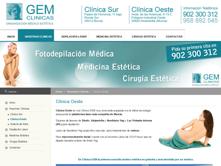 www.clinicaoeste.es