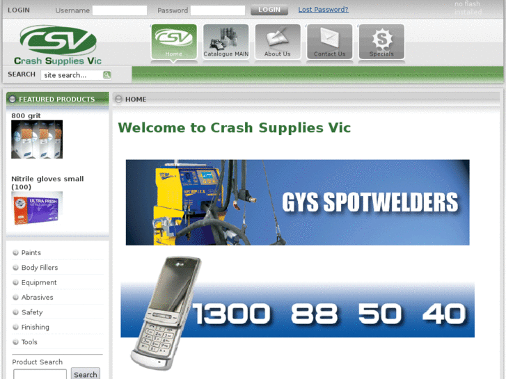 www.crashsupplies.com