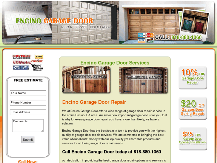 www.encinogaragedoor.com