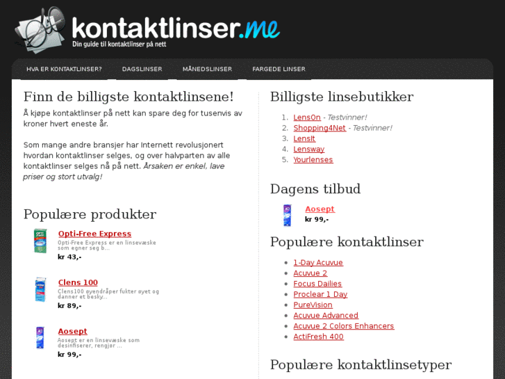 www.kontaktlinser.me