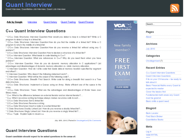 www.quantinterview.com
