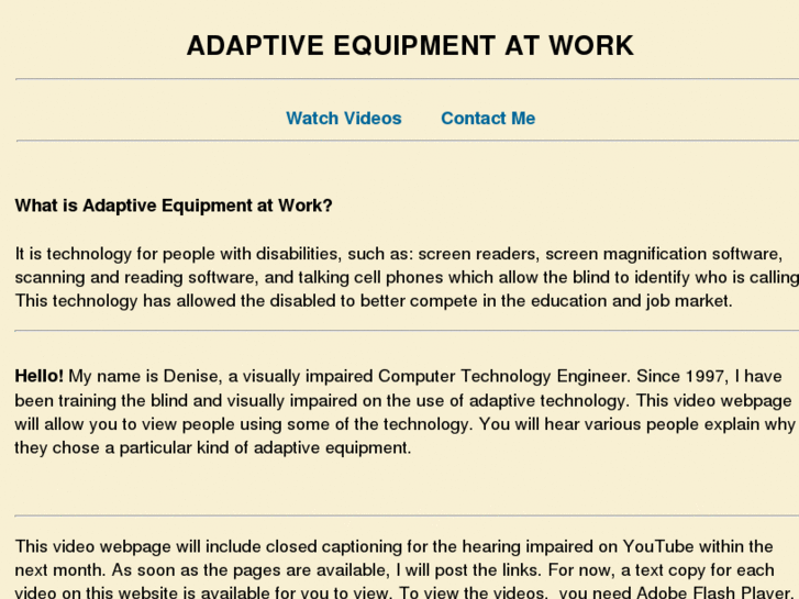 www.adaptiveequipmentatwork.com